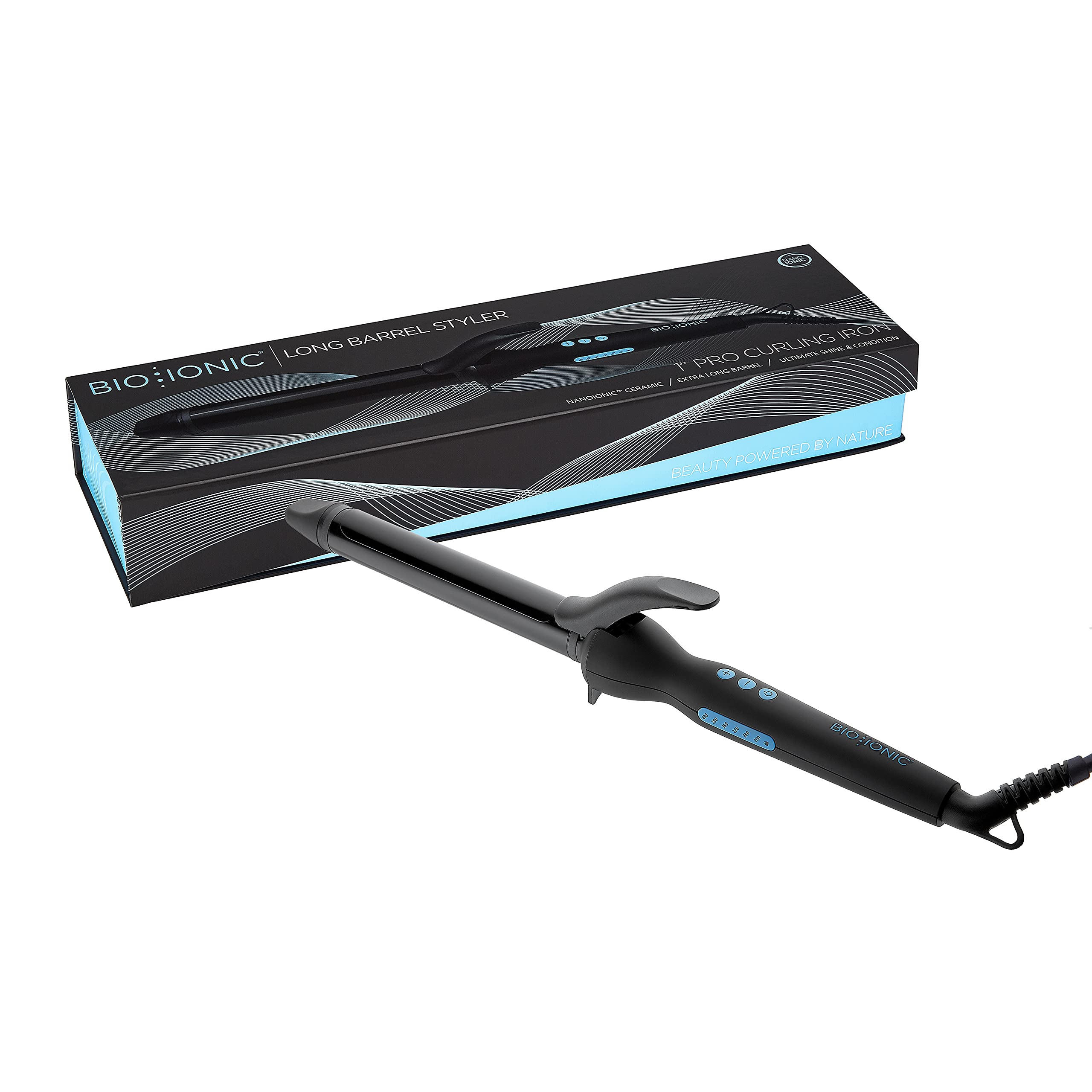 Foto 2 | Styler Bio Ionic De Cerámica De Barril Largo De 2,54 Cm Con Cable De 9 Pies - Venta Internacional.