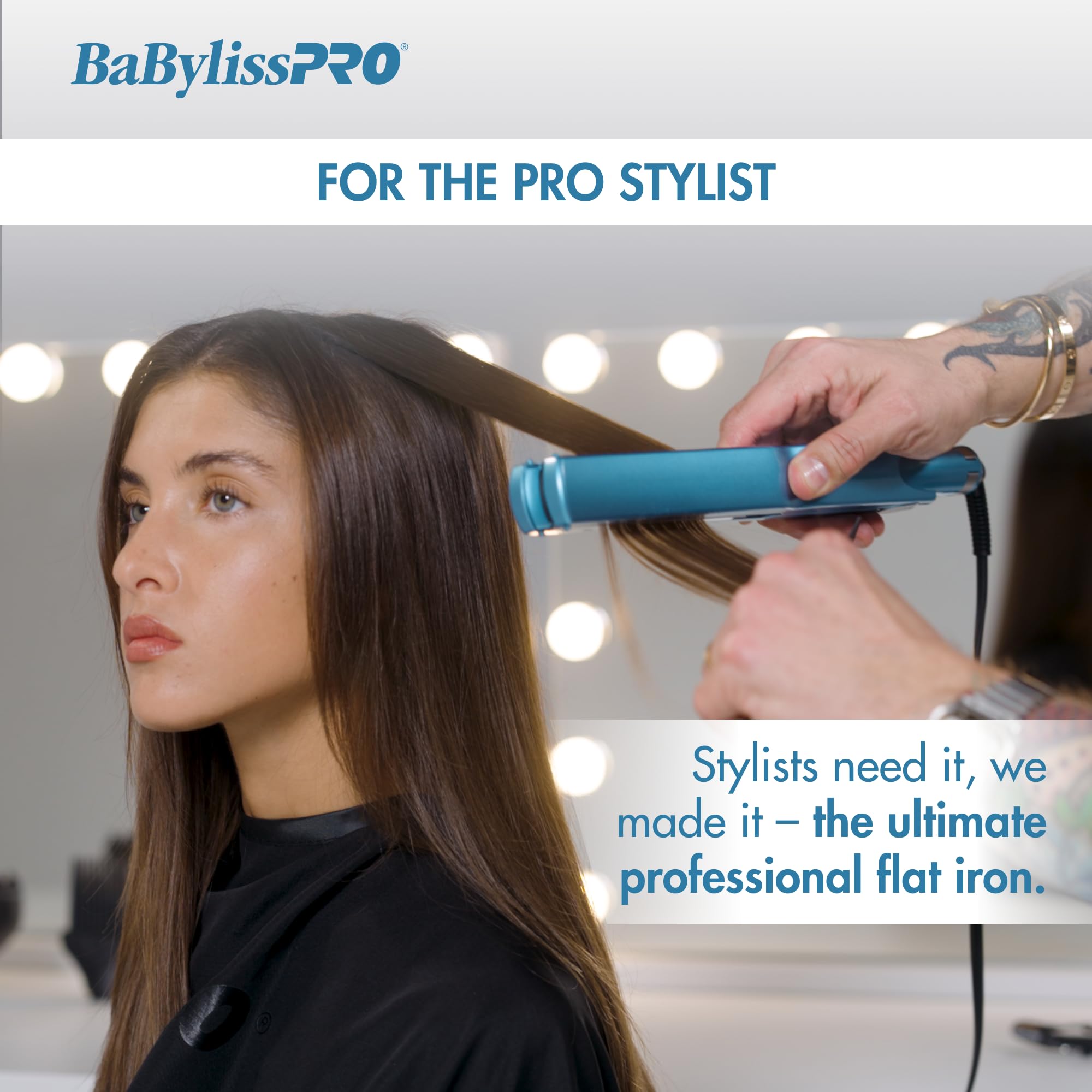 Foto 3 | Plancha Plana Babylisspro Nano Titanium Professional De 1,25 Pulgadas - Venta Internacional.