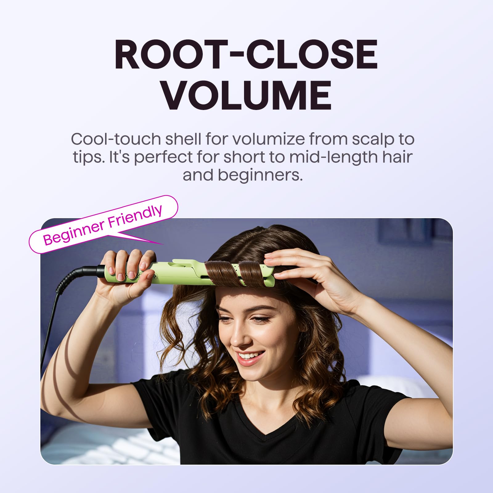 Foto 4 | Curling Iron Wavytalk Airflow Styler Cool Curl 2 En 1 1 1 Pulgada - Venta Internacional.