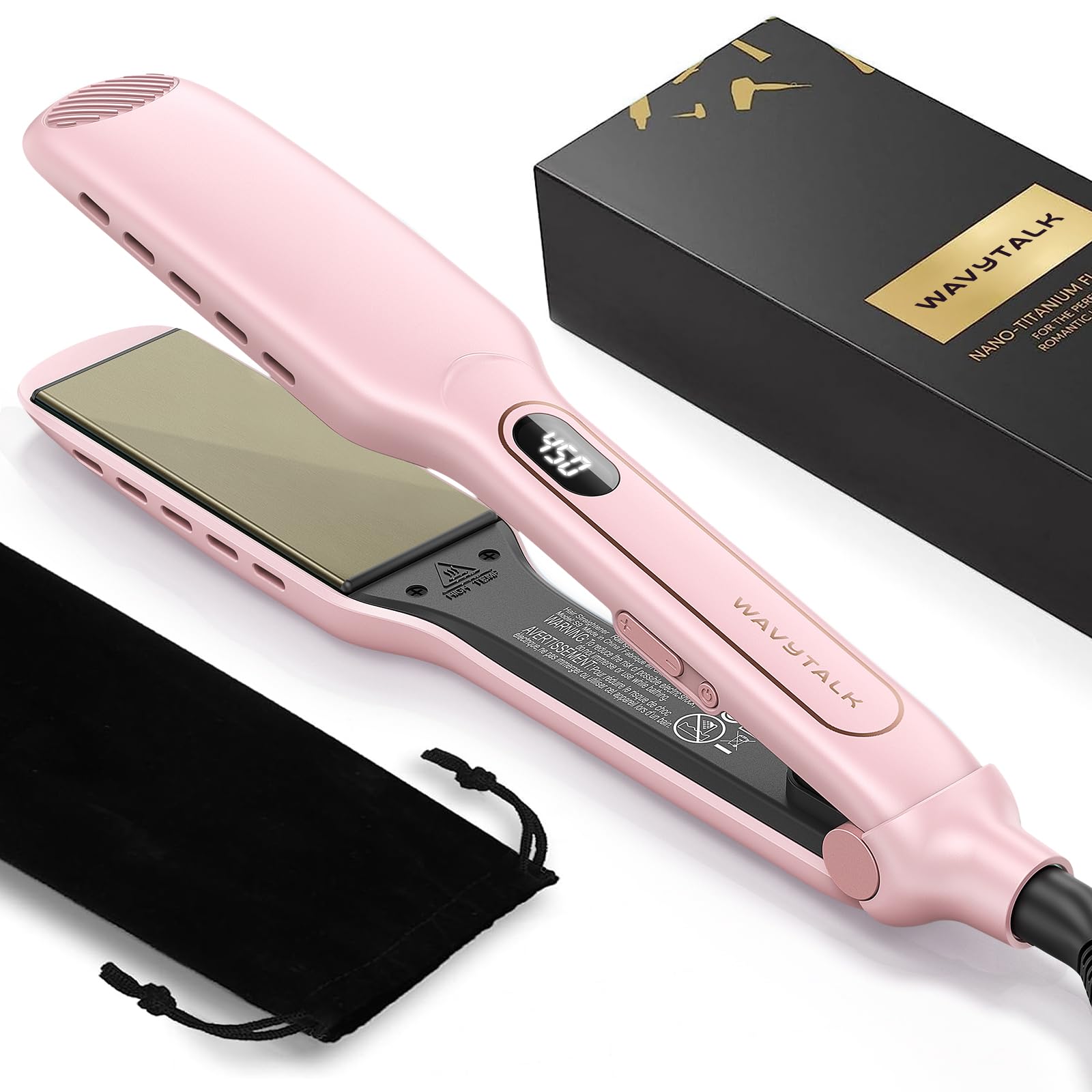 Foto 2 pulgar | Plancha de Pelo Wavytalk Wet To Straight Titanium - Venta Internacional