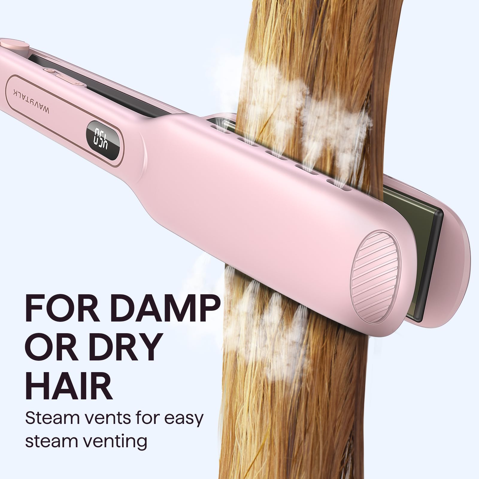 Foto 3 pulgar | Plancha de Pelo Wavytalk Wet To Straight Titanium - Venta Internacional