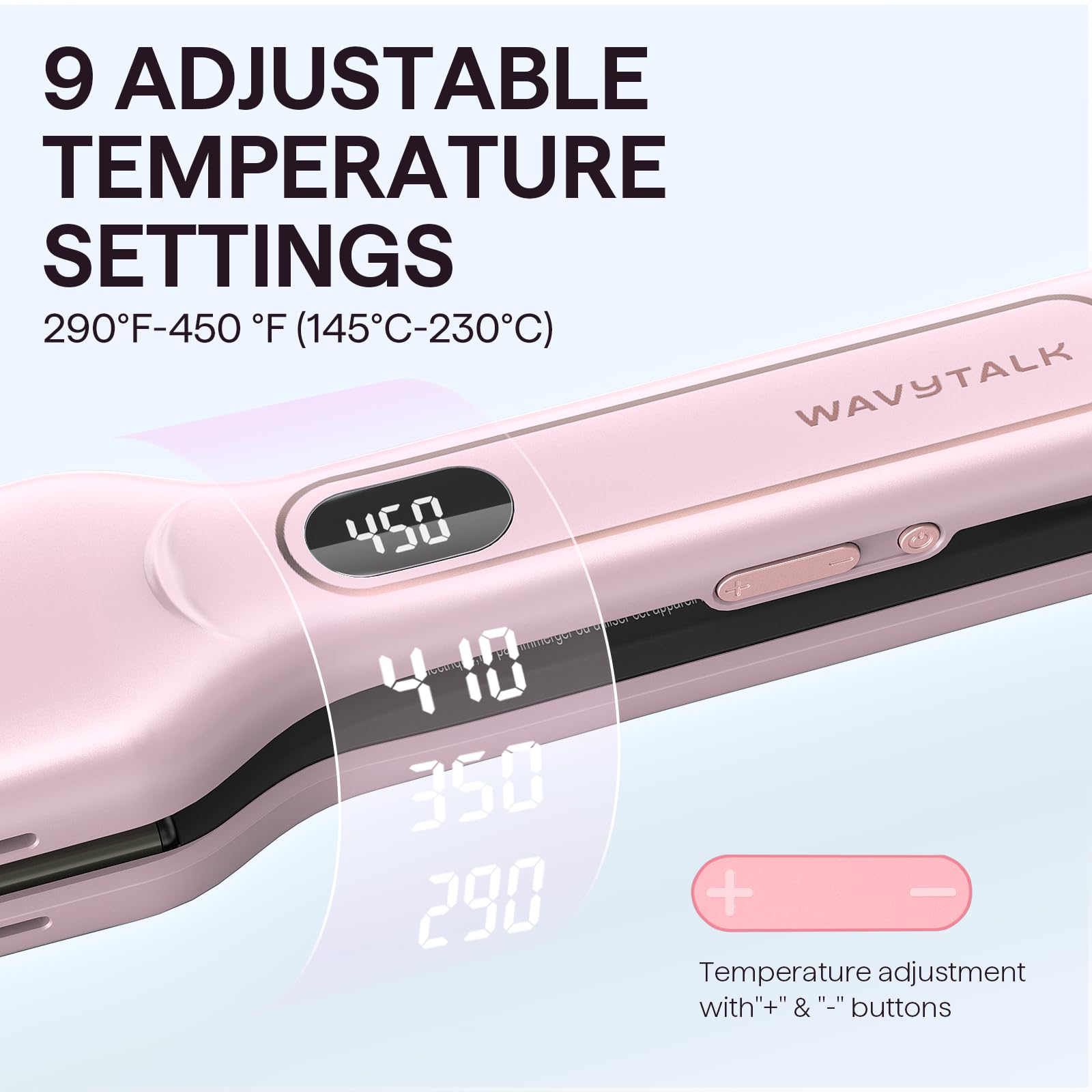 Foto 6 | Plancha de Pelo Wavytalk Wet To Straight Titanium - Venta Internacional