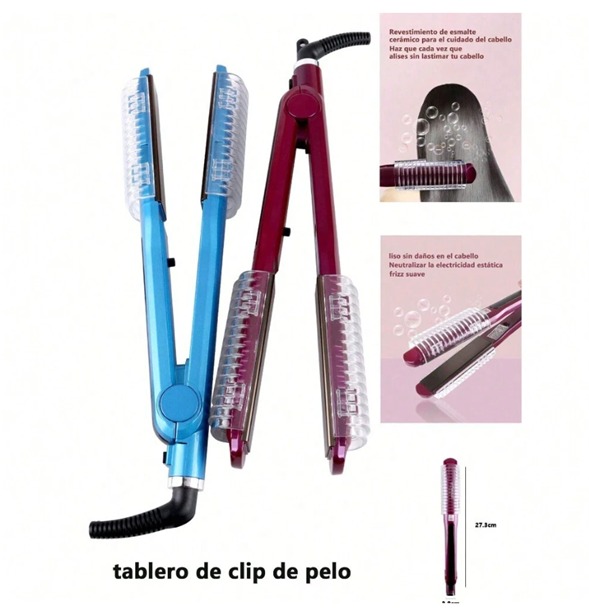 Foto 3 pulgar | Plancha de Cabello con Protección y 4 Niveles de Temperatura