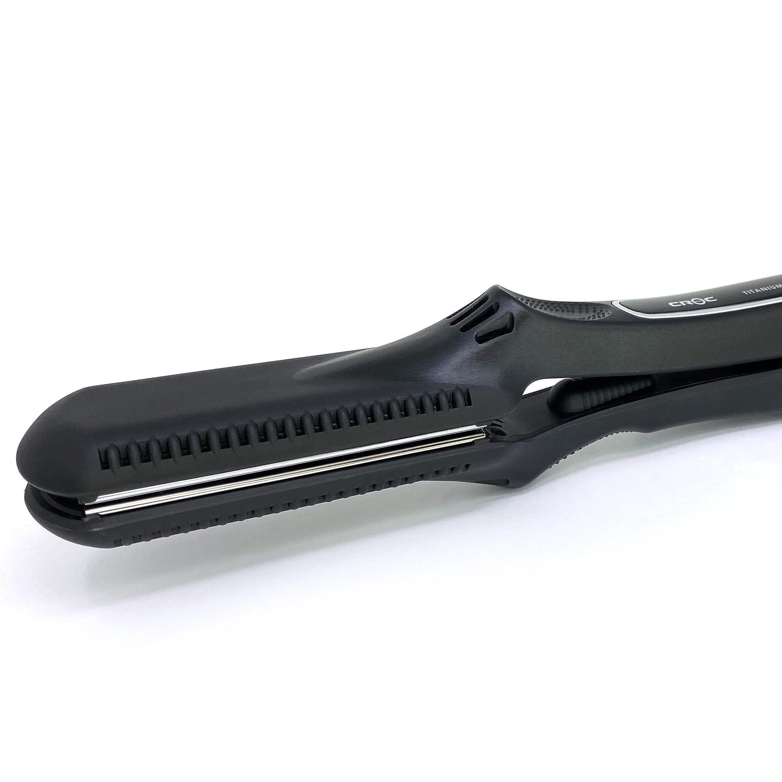 Foto 8 pulgar | Plancha De Pelo Croc Classic Silver Titanium 1.5 Cm - Venta Internacional.