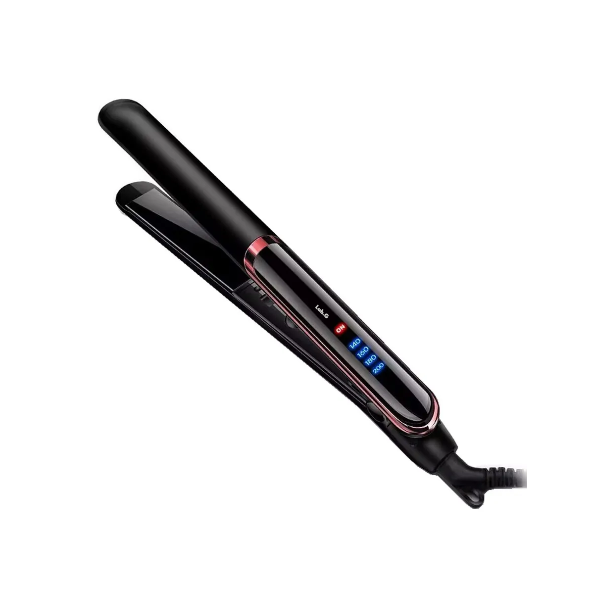 Foto 2 pulgar | Plancha De Cabello Temperatura Regulable Para Mojado Y Seco Lab.g Negro