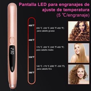 Foto 5 | Plancha De Cabello 2 En 1 Cerámica Lab.g Rosa