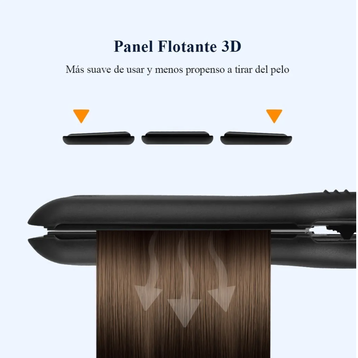 Foto 5 pulgar | Plancha De Cabello Profesional De Cerámica 55mm Lab.g Dorado
