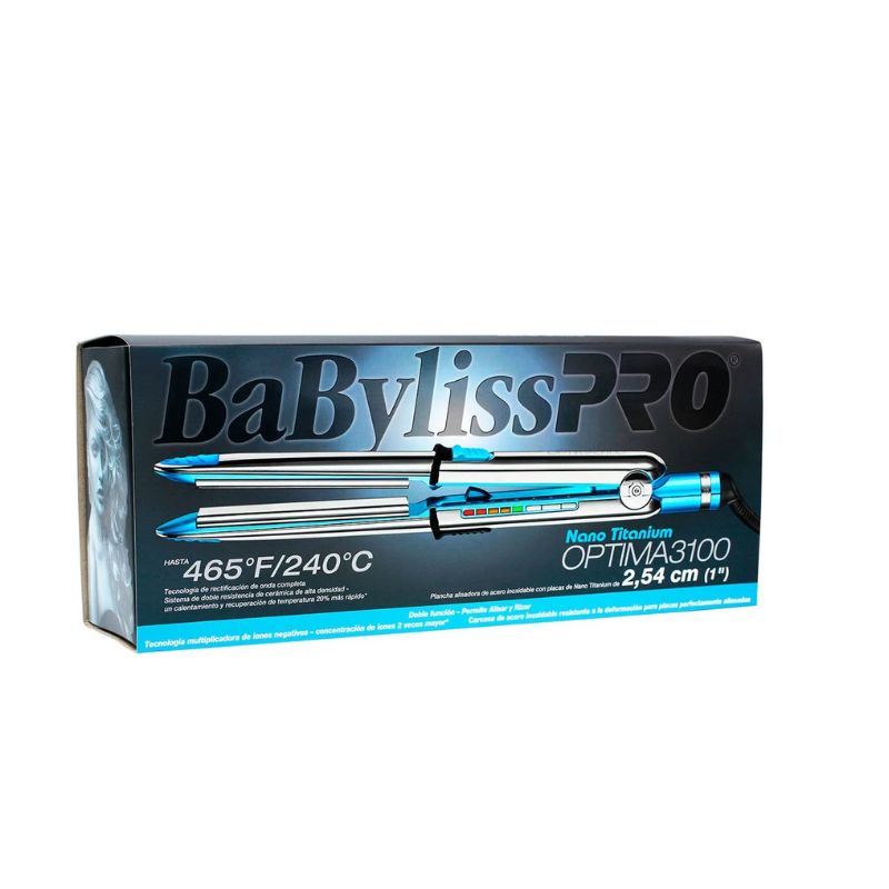 Foto 2 pulgar | Plancha Para Cabello Babylisspro Optima 3100 Nano Titanium Incluye Protector Térmico.