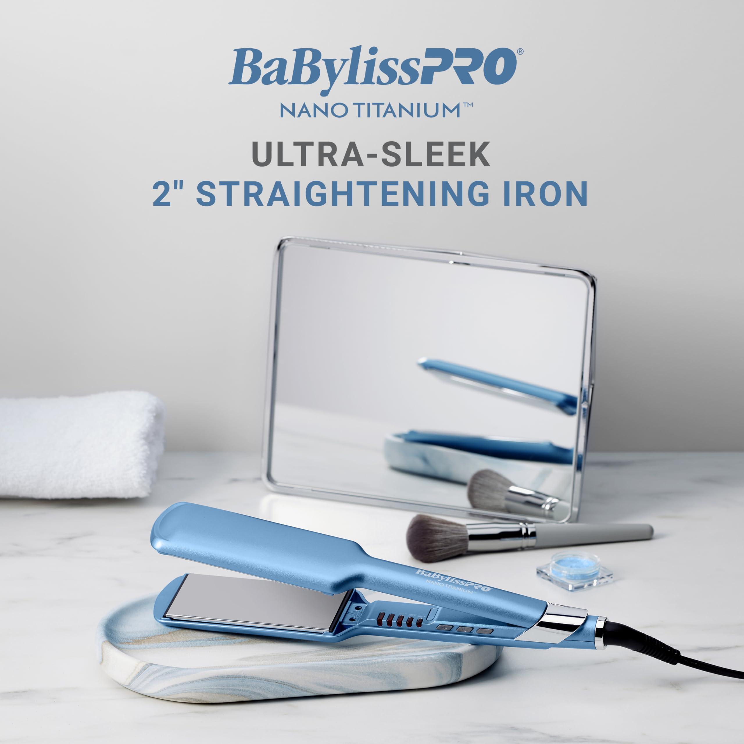Foto 3 pulgar | Plancha Alisadora De Cabello Babylisspro 2 Ultra-sleek Titanium - Venta Internacional.