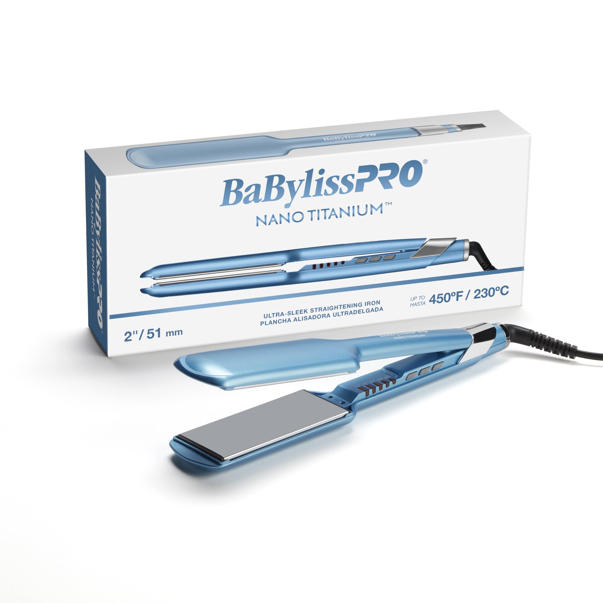 Foto 8 pulgar | Plancha Alisadora De Cabello Babylisspro 2 Ultra-sleek Titanium - Venta Internacional.
