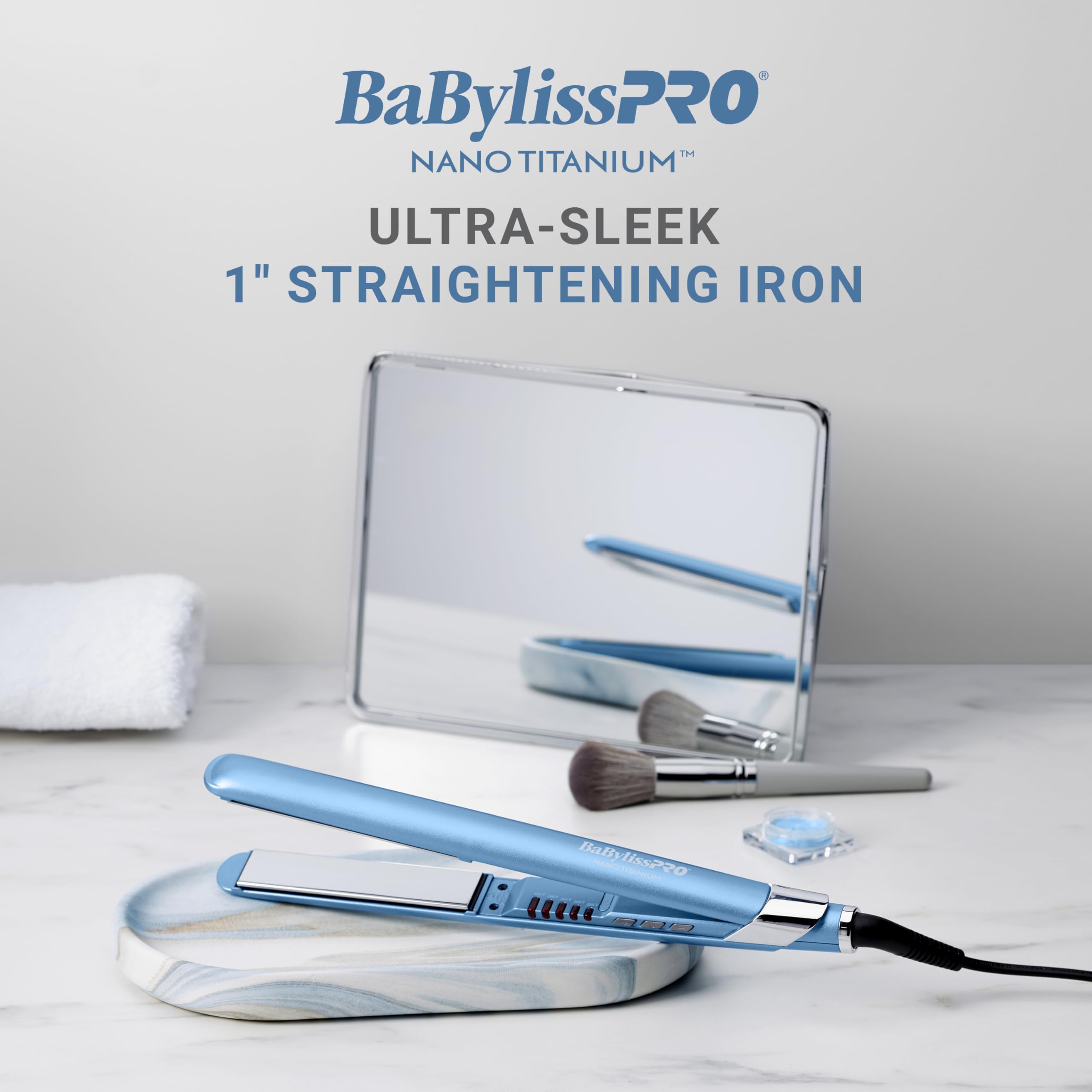 Foto 3 pulgar | Plancha Alisadora De Cabello Babylisspro 1 Ultra-sleek Titanium - Venta Internacional.