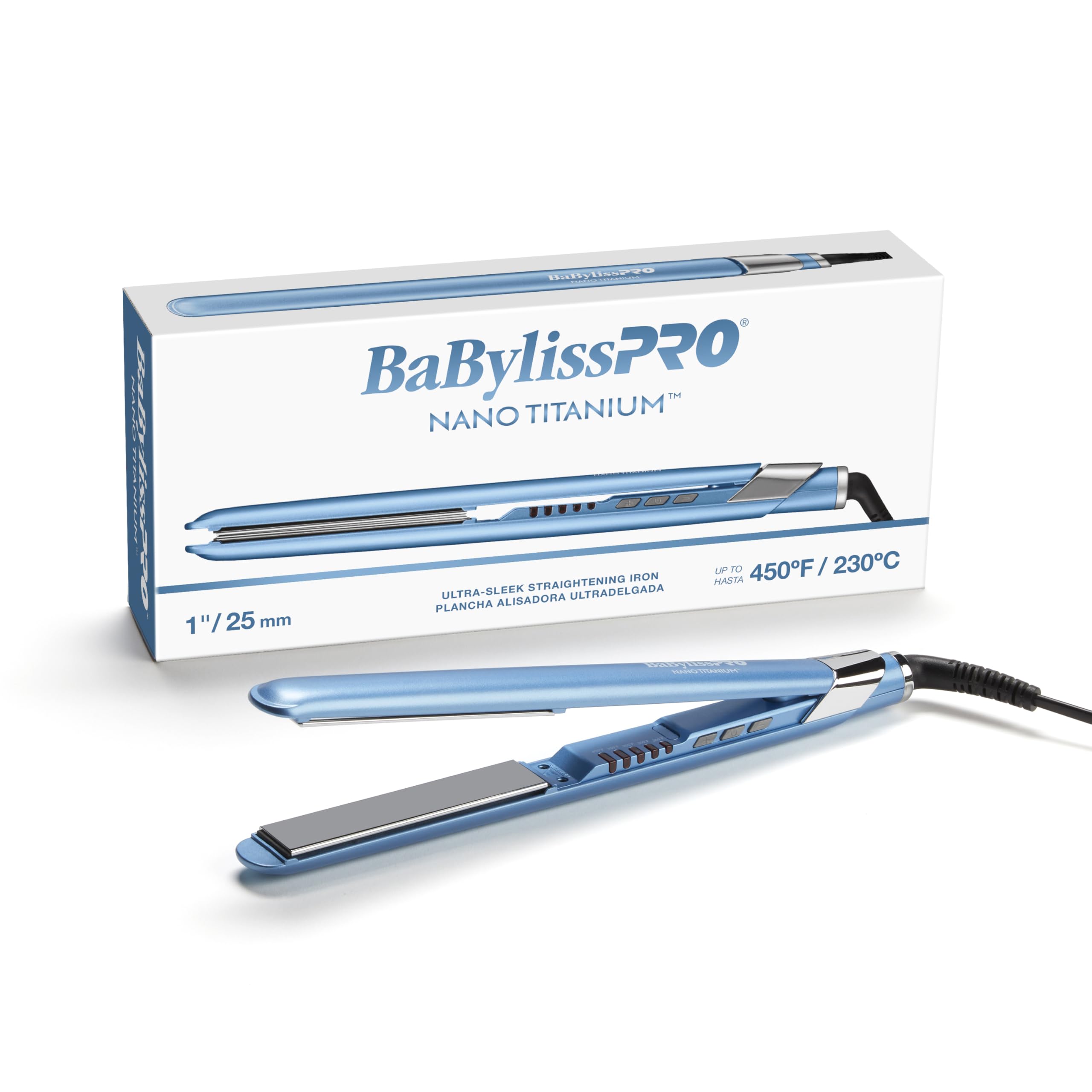 Foto 8 pulgar | Plancha Alisadora De Cabello Babylisspro 1 Ultra-sleek Titanium - Venta Internacional.
