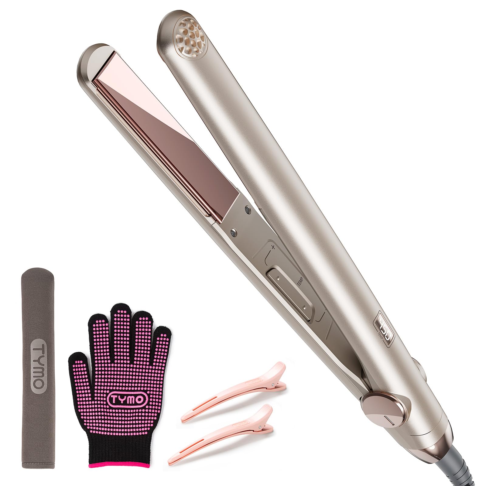Foto 2 pulgar | Plancha para Cabello Tymo Titanium de 1 Pulgada - Venta Internacional