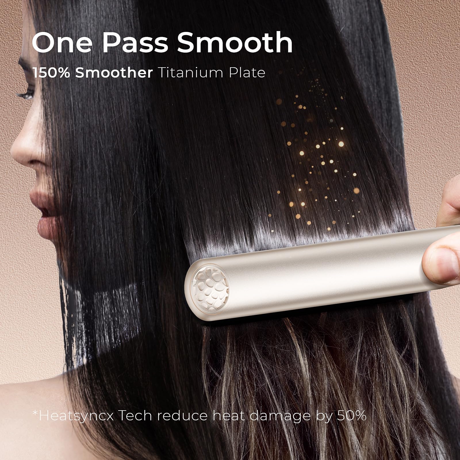 Foto 3 pulgar | Plancha para Cabello Tymo Titanium de 1 Pulgada - Venta Internacional