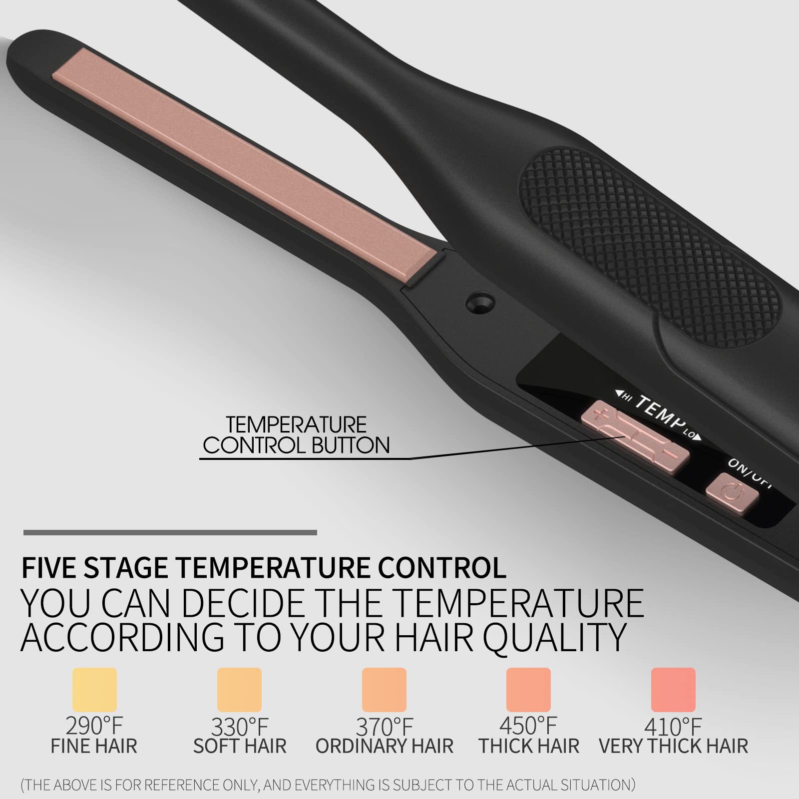 Foto 5 | Plancha Plana K&k Mini Para Cabello Corto  Cerámica De Doble Voltaje  8 Mm - Venta Internacional.