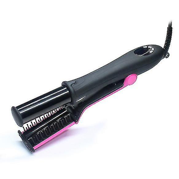 Planchas Alisadoras De Pelo 2 En 1  Rizador De Cerámica  22 Mm  Color Negro - Venta Internacional.