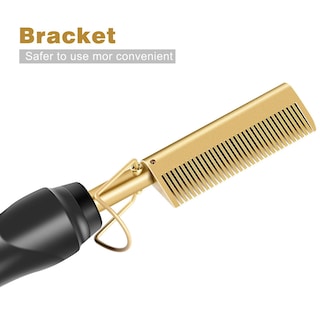 Foto 4 | Plancha Para Rizar El Cabello Peine Caliente Uso Para Cabello Húmedo Y Seco - Venta Internacional.