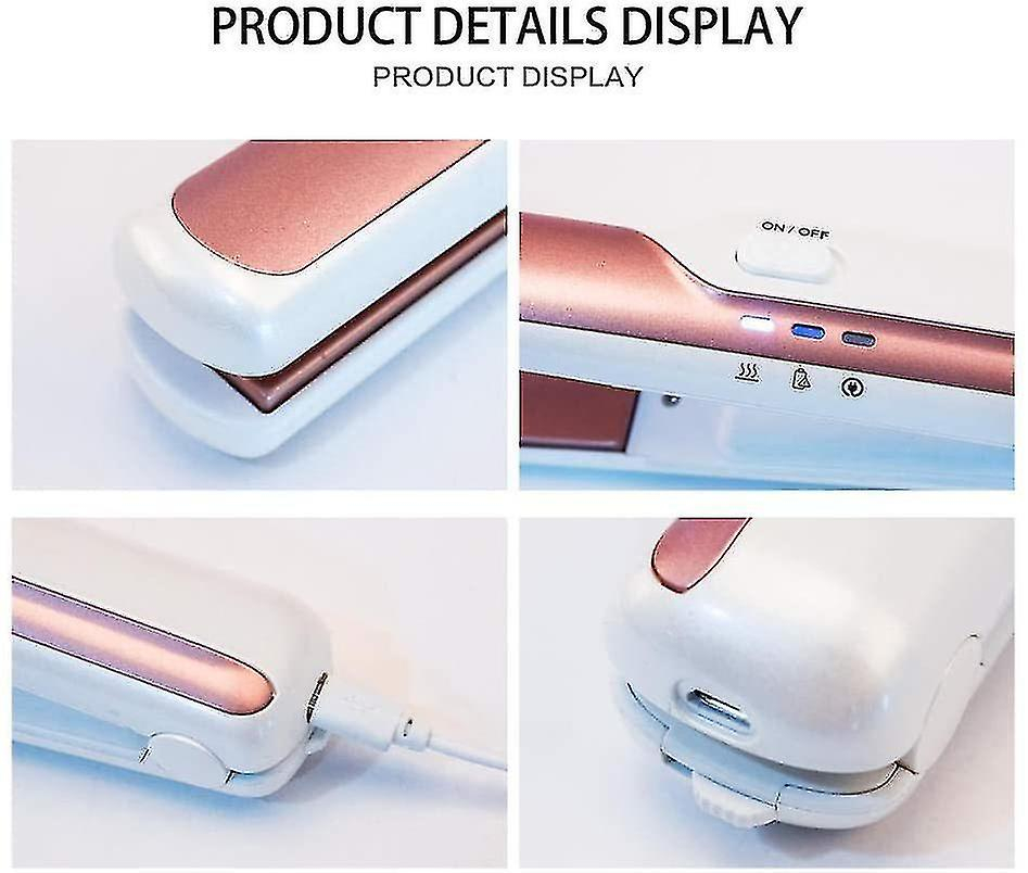 Foto 6 pulgar | Plancha De Pelo Huoguo Portátil Inalámbrica Recargable Usb - Venta Internacional.