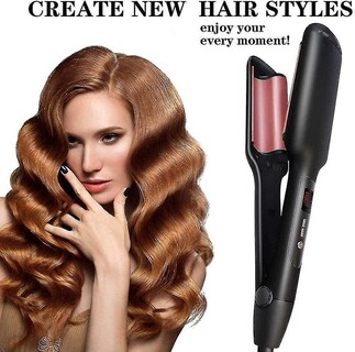 Foto 3 | Planchas De Pelo Professional Salon 2 En 1 De Cerámica Negra - Venta Internacional.