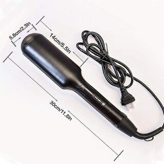 Foto 4 | Planchas De Pelo Professional Salon 2 En 1 De Cerámica Negra - Venta Internacional.