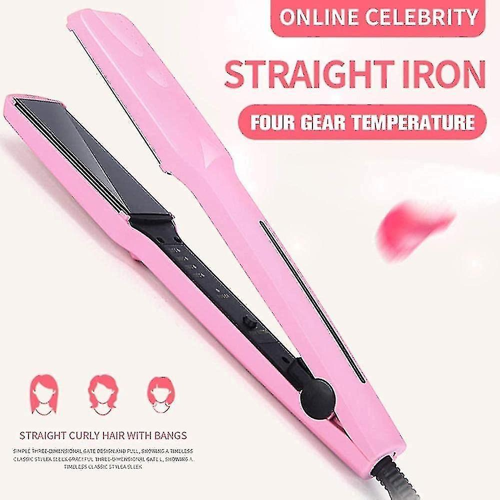Foto 4 pulgar | Plancha Alisadora De Pelo  Rizador  De Doble Uso  No Daña El Cabello  Color Rosa - Venta Internacional.
