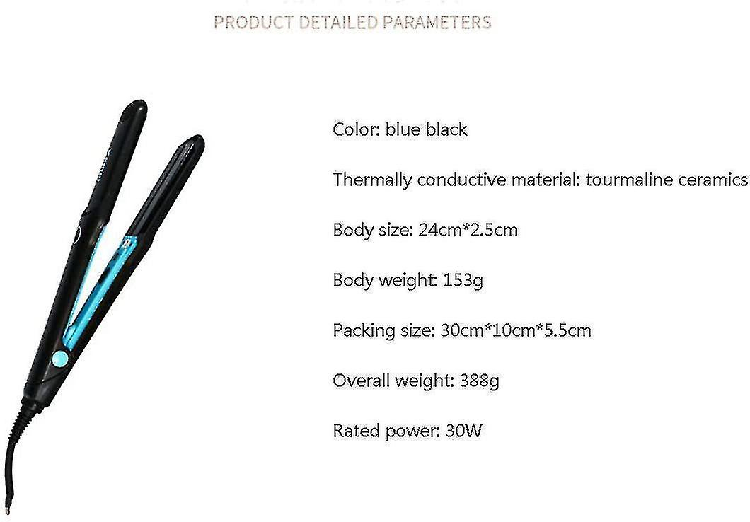 Foto 3 pulgar | Plancha De Pelo Huoguo Secador De Pelo Infrarrojo De Cerámica Negra - Venta Internacional.