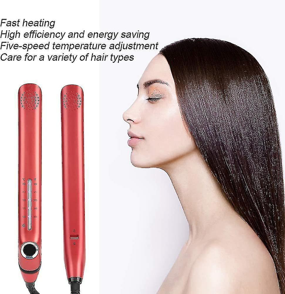Foto 3 | Plancha De Pelo Huoguo Professional 2 En 1  Color Rojo - Venta Internacional.