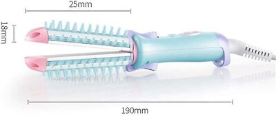 Foto 5 | Minisecador Eléctrico Para Alisar El Cabello Cerámica Azul Iónico - Venta Internacional.