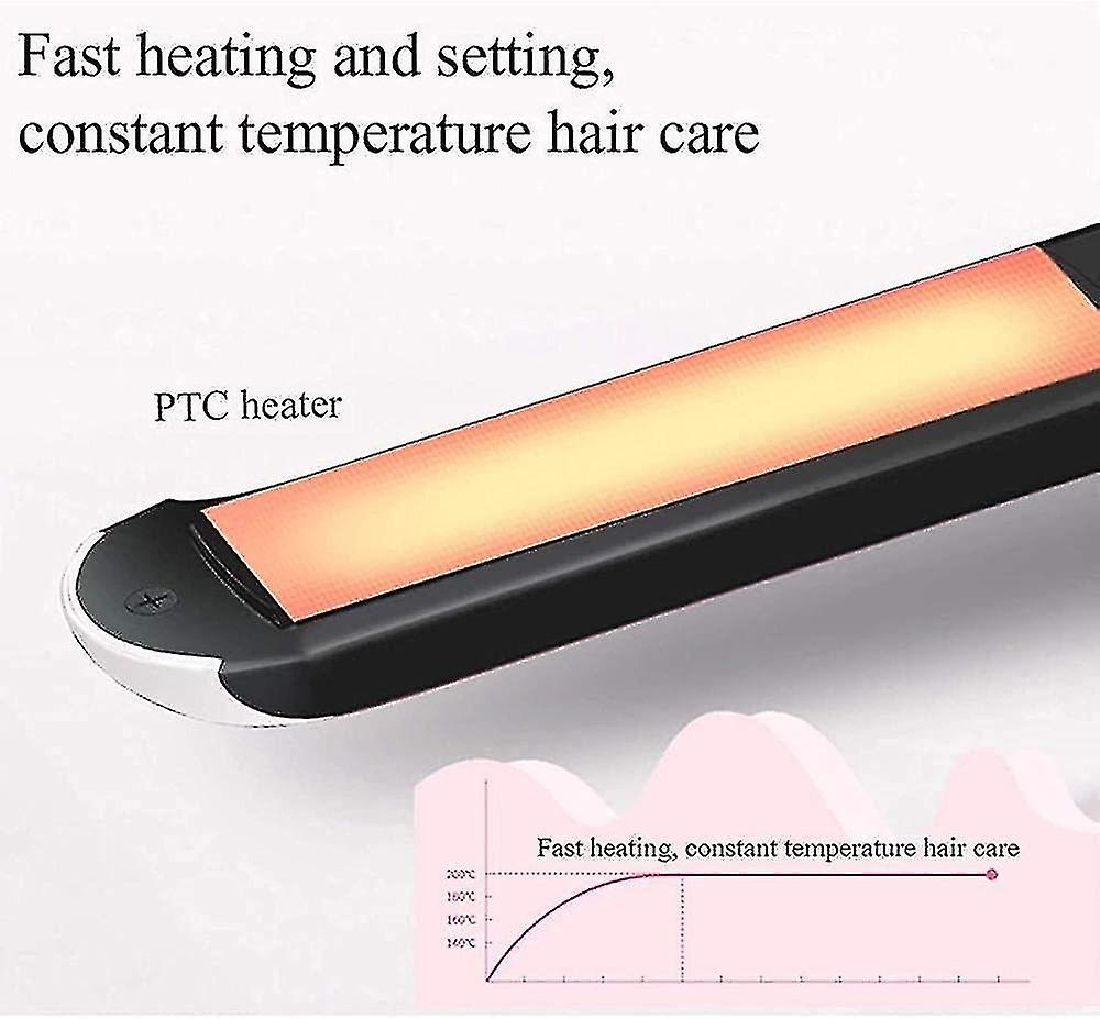 Foto 4 pulgar | Plancha De Pelo Huoguo Professional  Se Calienta Hasta 200 °c  Color Blanco - Venta Internacional.