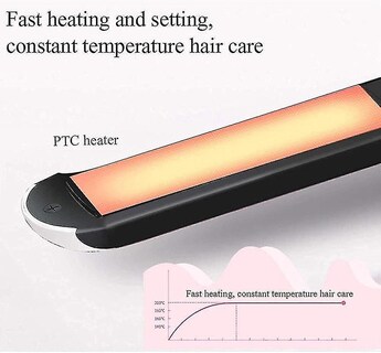 Foto 3 | Plancha De Pelo Huoguo Professional Se Calienta Hasta 200 °c Color Blanco - Venta Internacional.
