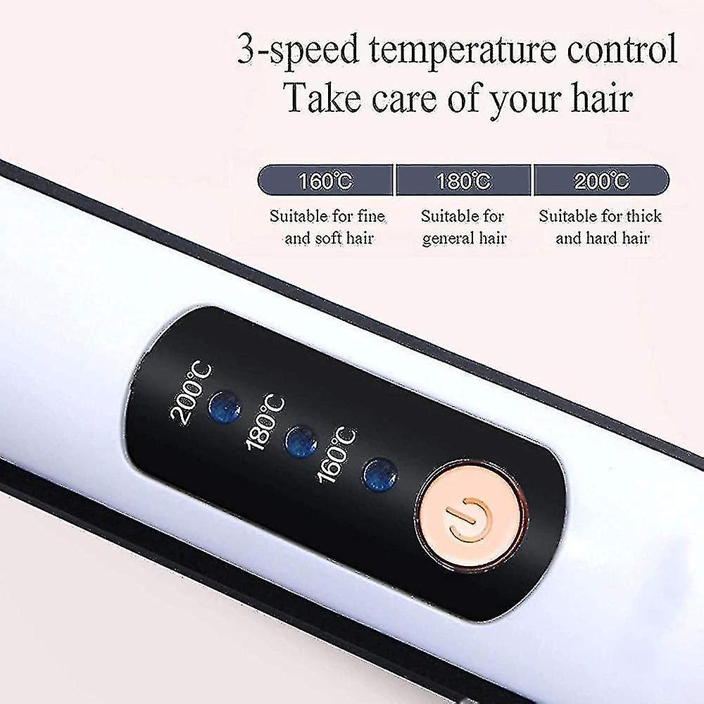 Foto 5 pulgar | Plancha De Pelo Huoguo Professional  Se Calienta Hasta 200 °c  Color Blanco - Venta Internacional.
