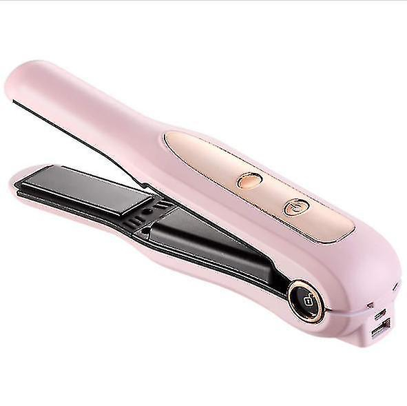 Foto 2 pulgar | Plancha De Pelo Huoguo 2 En 1 Recargable 3d Inalámbrica Rosa - Venta Internacional.