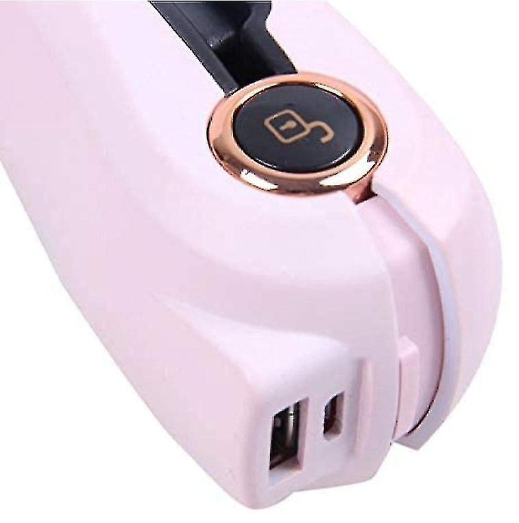 Foto 4 pulgar | Plancha De Pelo Huoguo 2 En 1 Recargable 3d Inalámbrica Rosa - Venta Internacional.