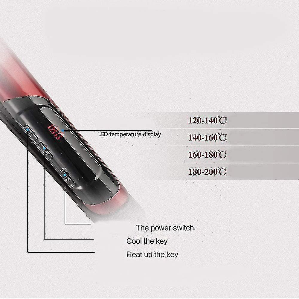 Foto 6 pulgar | Plancha De Pelo Huoguo Professional  Rizador Tipo Peine 2 En 1 - Venta Internacional.