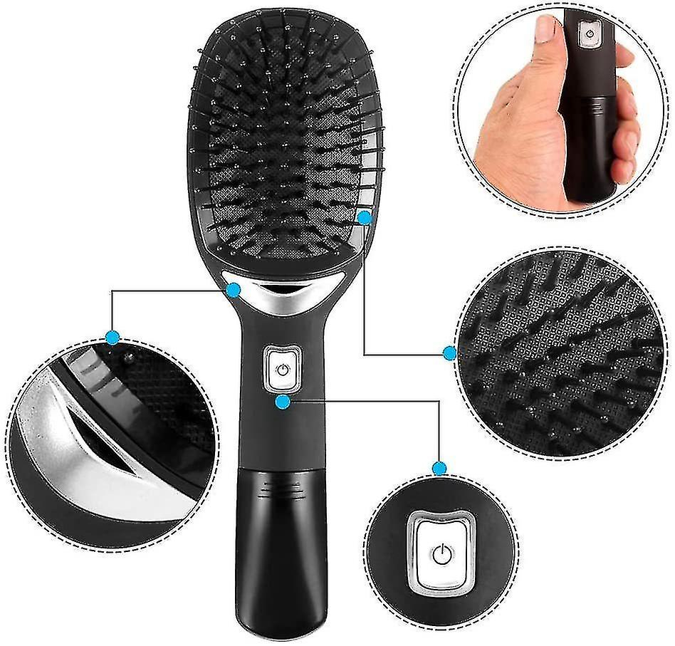 Foto 6 pulgar | Planchas De Pelo Iron Comb Ion-straight Black Huoguo - Venta Internacional.