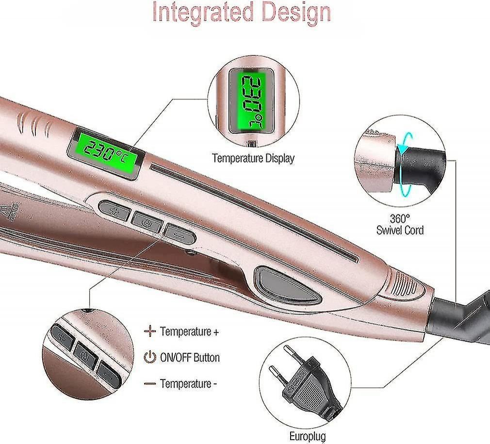 Foto 5 | Planchas De Pelo Huoguo 2 En 1 Para Alisar Y Rizar Lcd - Venta Internacional.