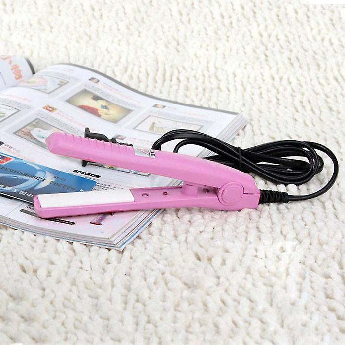Foto 3 pulgar | Plancha De Pelo Huoguo Mini Travel Ceramic Portable Rosa - Venta Internacional.