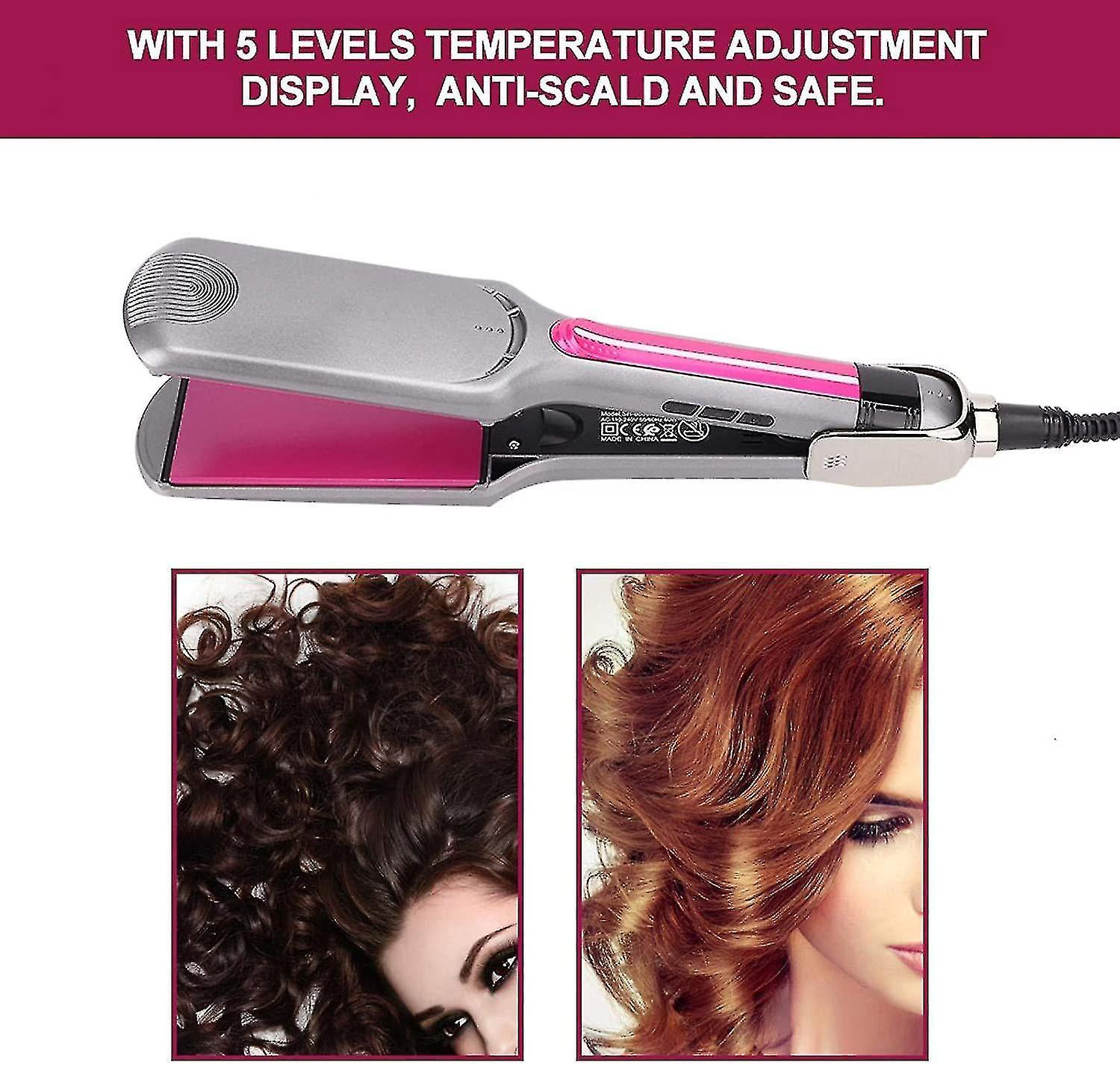 Foto 4 pulgar | Planchas De Pelo Huoguo Professional De Cerámica Dos En Uno - Venta Internacional.