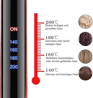 Foto 2 | Plancha De Pelo 2 En 1 Huoguo Fast Heat Led 140-200 °c - Venta Internacional.