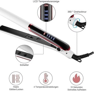 Foto 3 | Plancha De Pelo 2 En 1 Huoguo Fast Heat Led 140-200 °c - Venta Internacional.