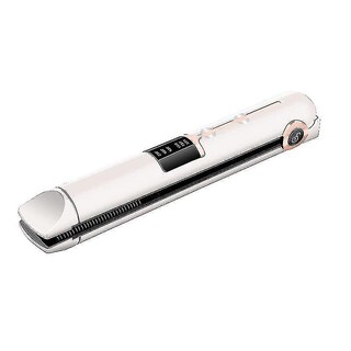 Foto 1 | Plancha Alisadora De Pelo Huoguo Mini Inalámbrica De Cerámica Color Blanco - Venta Internacional.