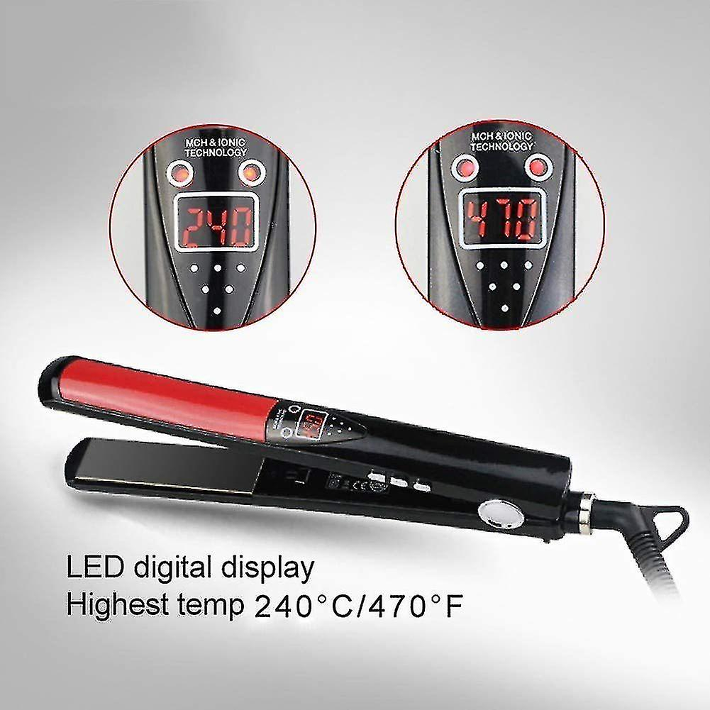 Foto 5 pulgar | Planchas Cerámicas De Calentamiento Rápido Huoguo Para Alisar El Cabello  180-240 °c - Venta Internacional.