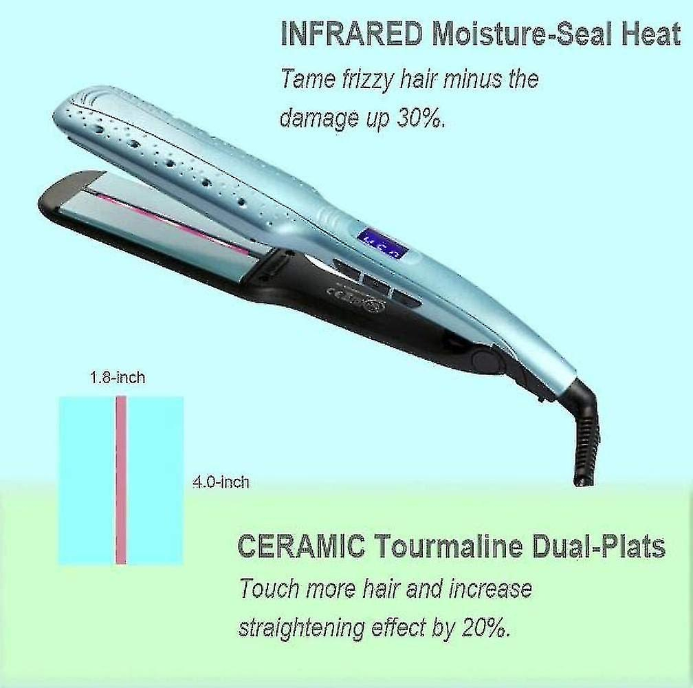 Foto 6 pulgar | Planchas De Pelo Huoguo  Alisador De Vapor 2 En 1  6 Temperaturas - Venta Internacional.
