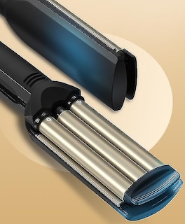 Foto 3 | Plancha Rizadora Profesional De 3 Puntos Para Alisar El Cabello 200 °c - Venta Internacional.
