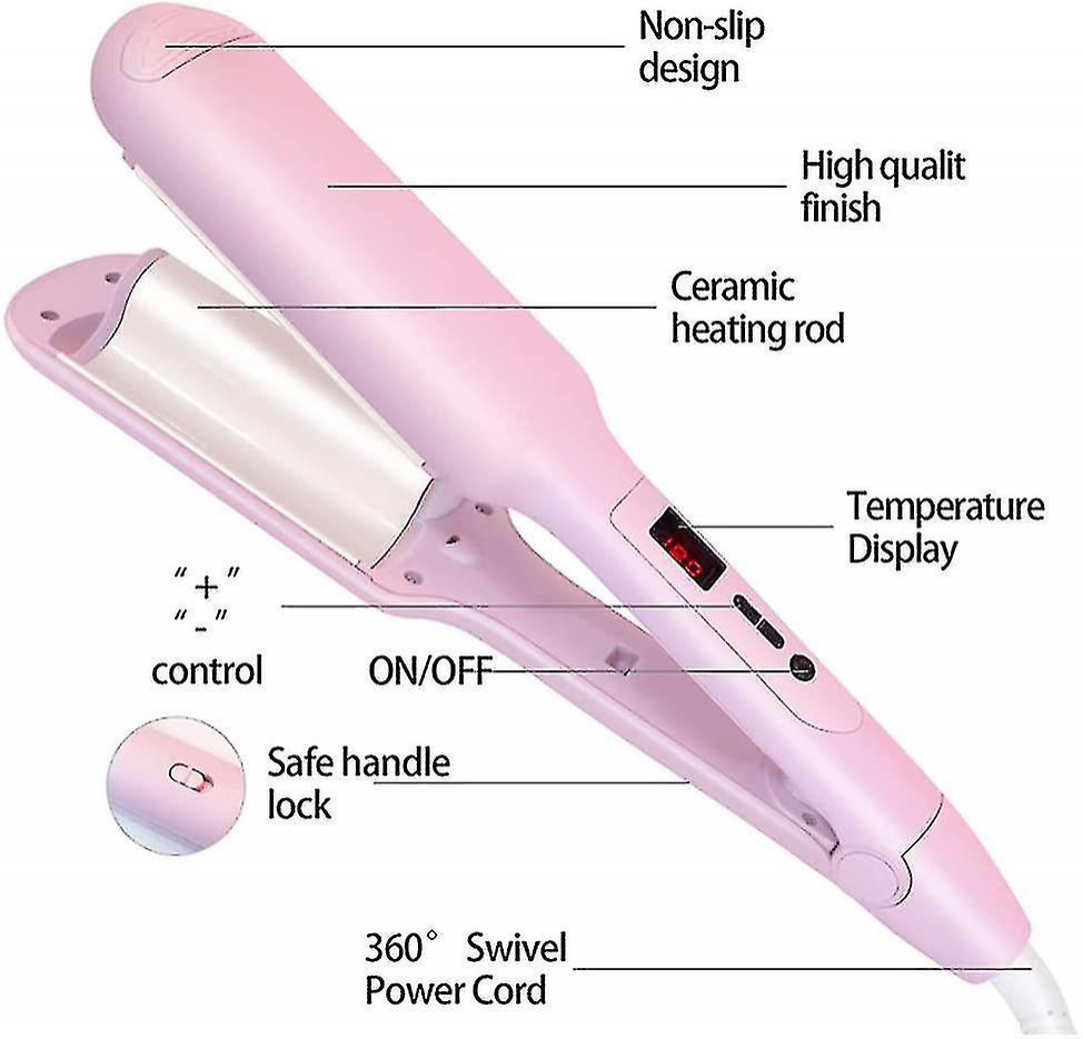 Foto 3 pulgar | Planchas De Pelo Huoguo Dual Purpose Con Peine 2 En 1  Color Rosa - Venta Internacional.