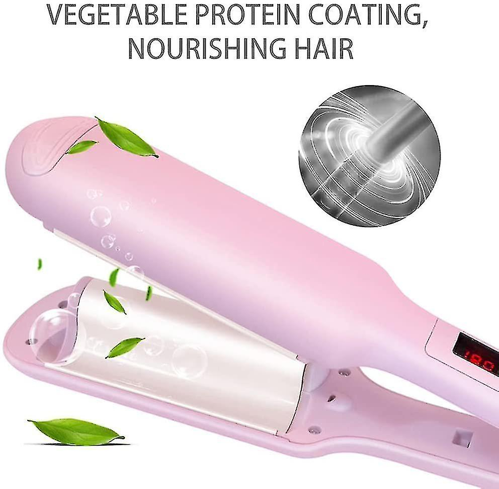 Foto 4 pulgar | Planchas De Pelo Huoguo Dual Purpose Con Peine 2 En 1  Color Rosa - Venta Internacional.