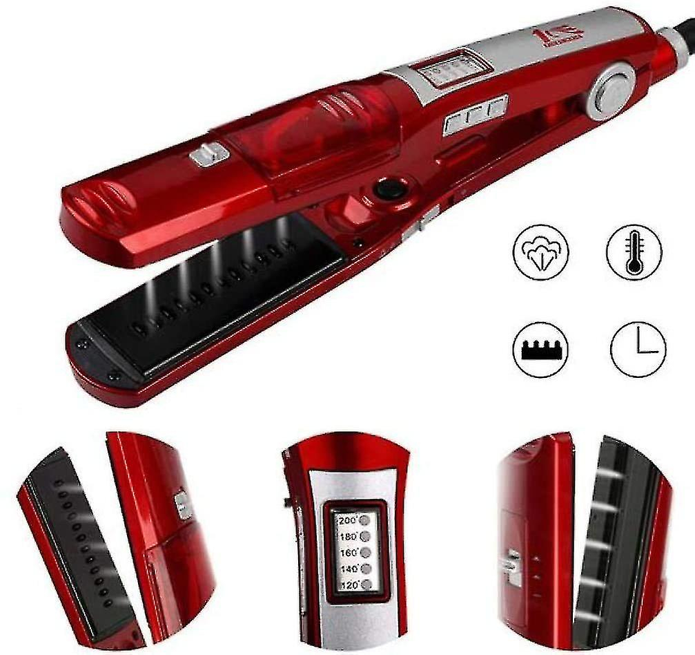 Foto 3 pulgar | Planchas De Pelo Huoguo  Alisador De Vapor 2 En 1  6 Temperaturas - Venta Internacional.