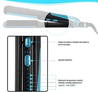 Foto 2 | Planchas De Pelo Huoguo Ceramic Fast Heating Dos En Uno - Venta Internacional.