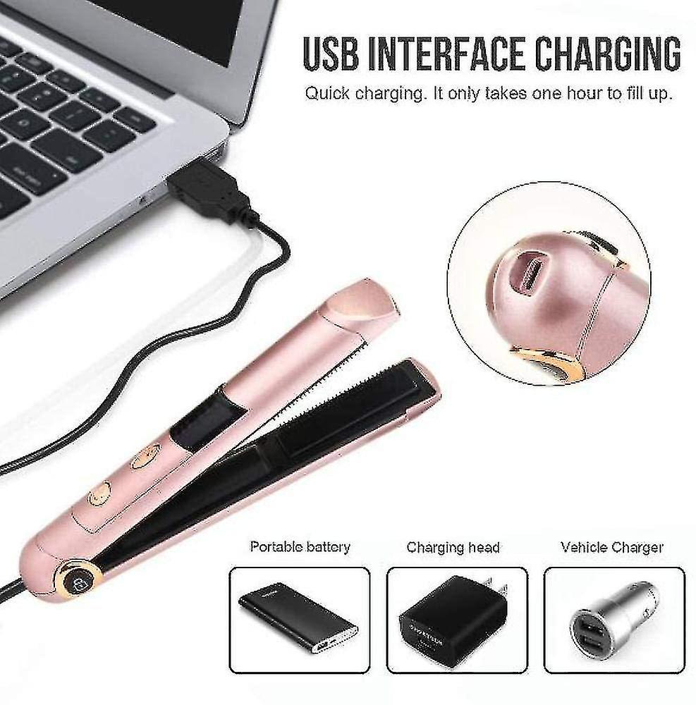 Foto 6 pulgar | Planchas De Pelo: Minialisador Inalámbrico Huoguo 2 En 1 - Venta Internacional.
