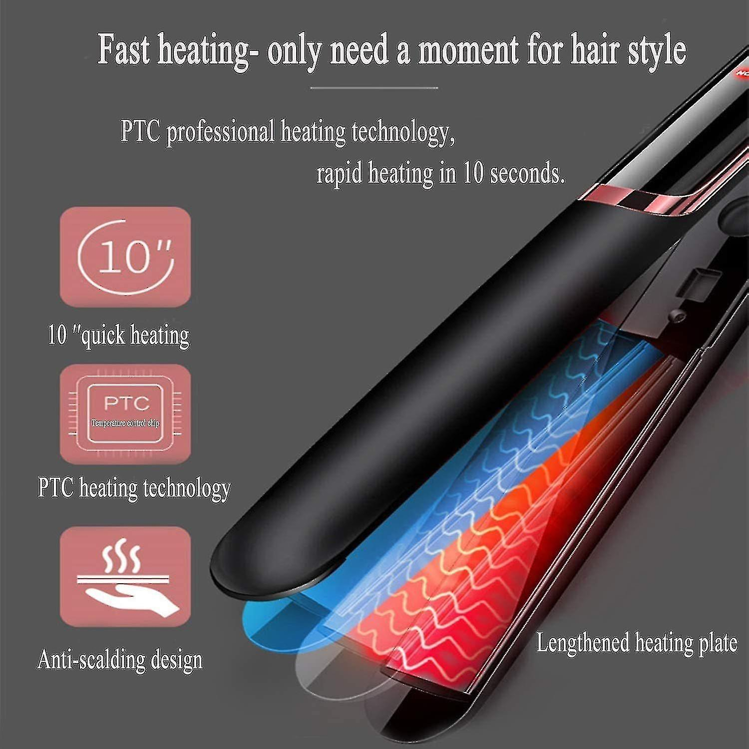 Foto 4 pulgar | Planchas De Pelo Huoguo 2 En 1 Con Pantalla Digital De Cerámica - Venta Internacional.